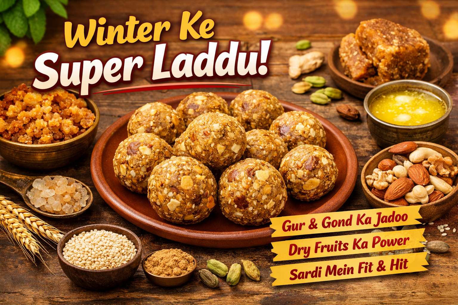 Healthy Winter Laddu Recipe: Ghar Par Banaye Energy & Immunity Boost Karne Wale Ladoo
