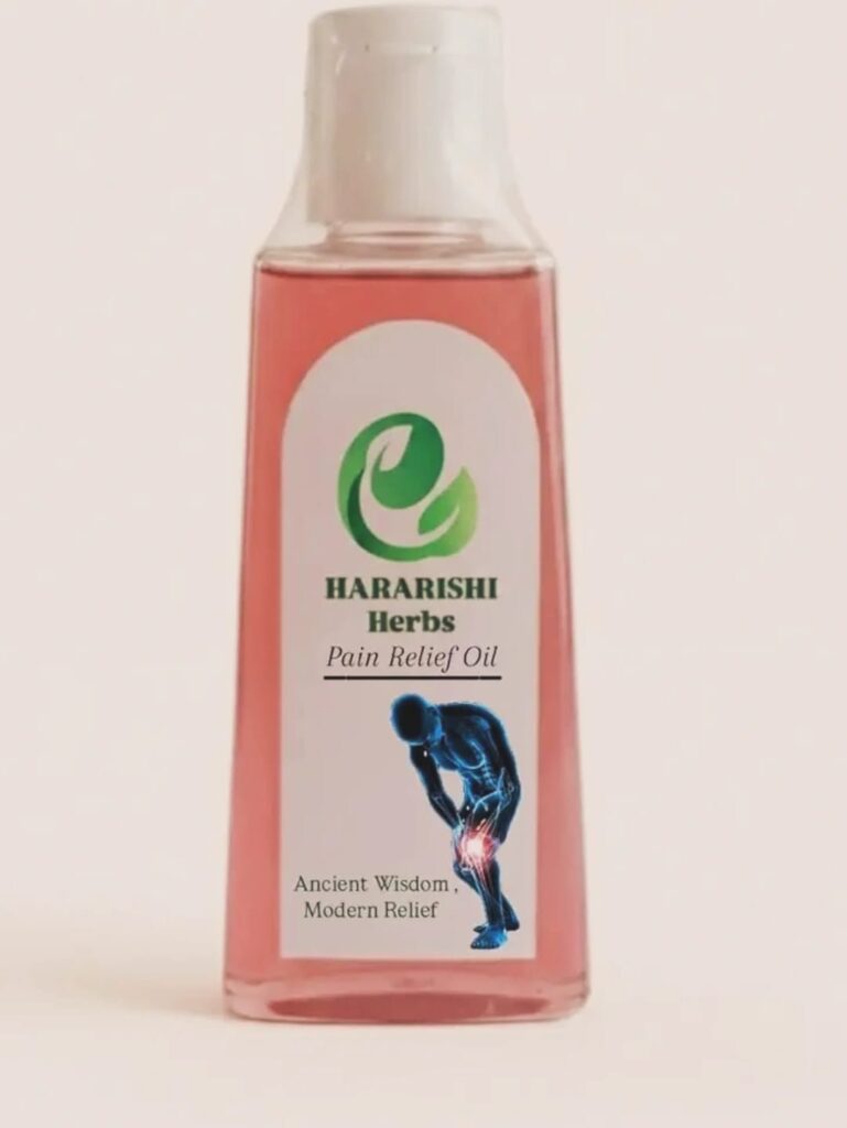 hararishi herbs joint knee shoulder legs elbow pain rellief oil natural oil ayurvedic product